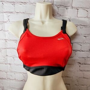 Brooks Wire Free Fiona 32D Red Sports Bra